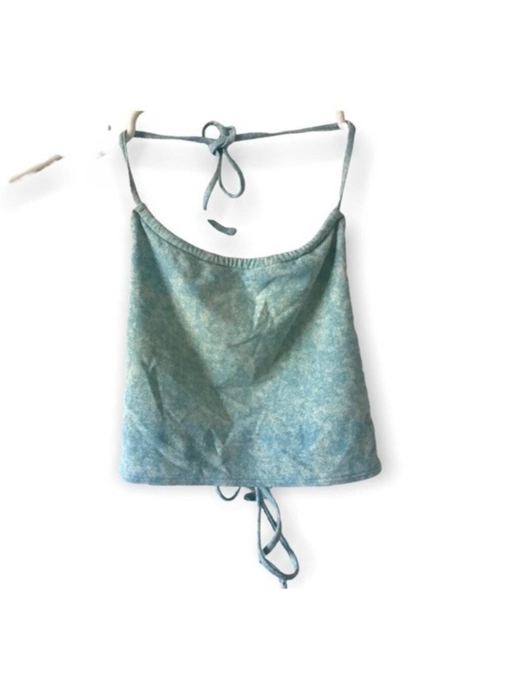 tie dye halter crop top